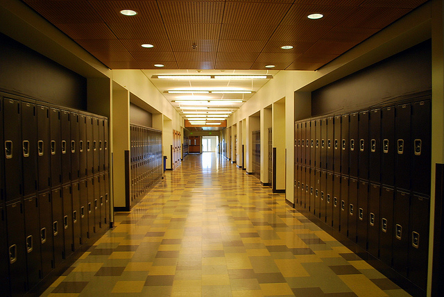 school hallway
